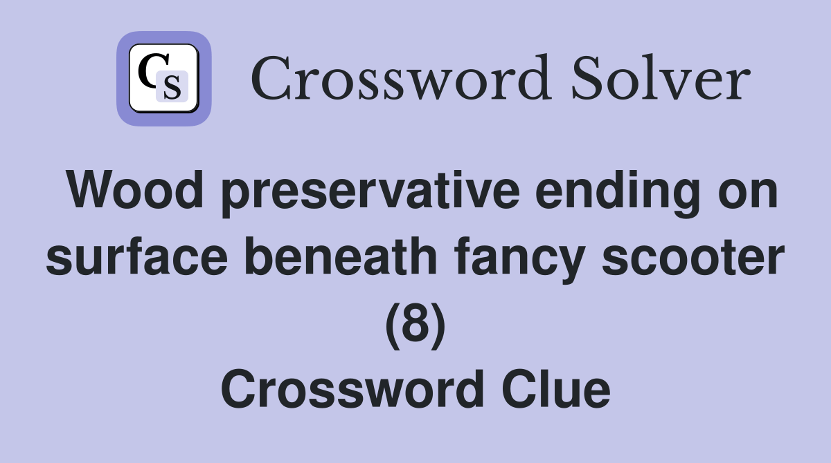 Wood preservative ending on surface beneath fancy scooter (8